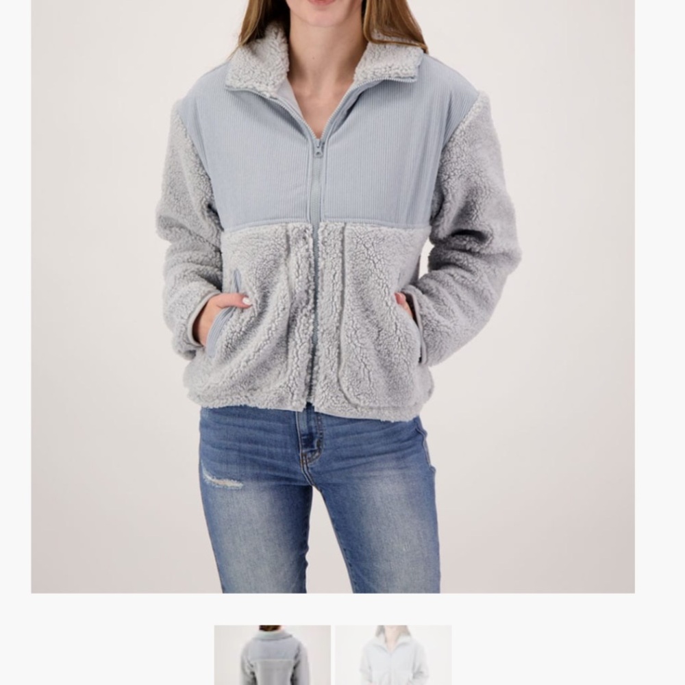 Thread and Supply new Corduroy Sherpa Zip Jacket